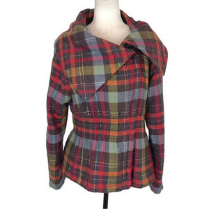 Bianca Nygard plaid fall jacket